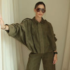 Nada | VIRAL Suedine Bomber Jas