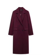 Adele Coat | Elegant Winter Coat with Double Buttons 