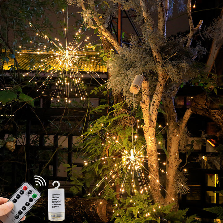 Enchanting Outdoor Fireworks LED Lighting