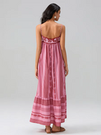 Sasha | Rosa Maxikleid
