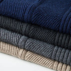 Raffy – Gebreide Heren Zip-Trui met Stretch en Warmte