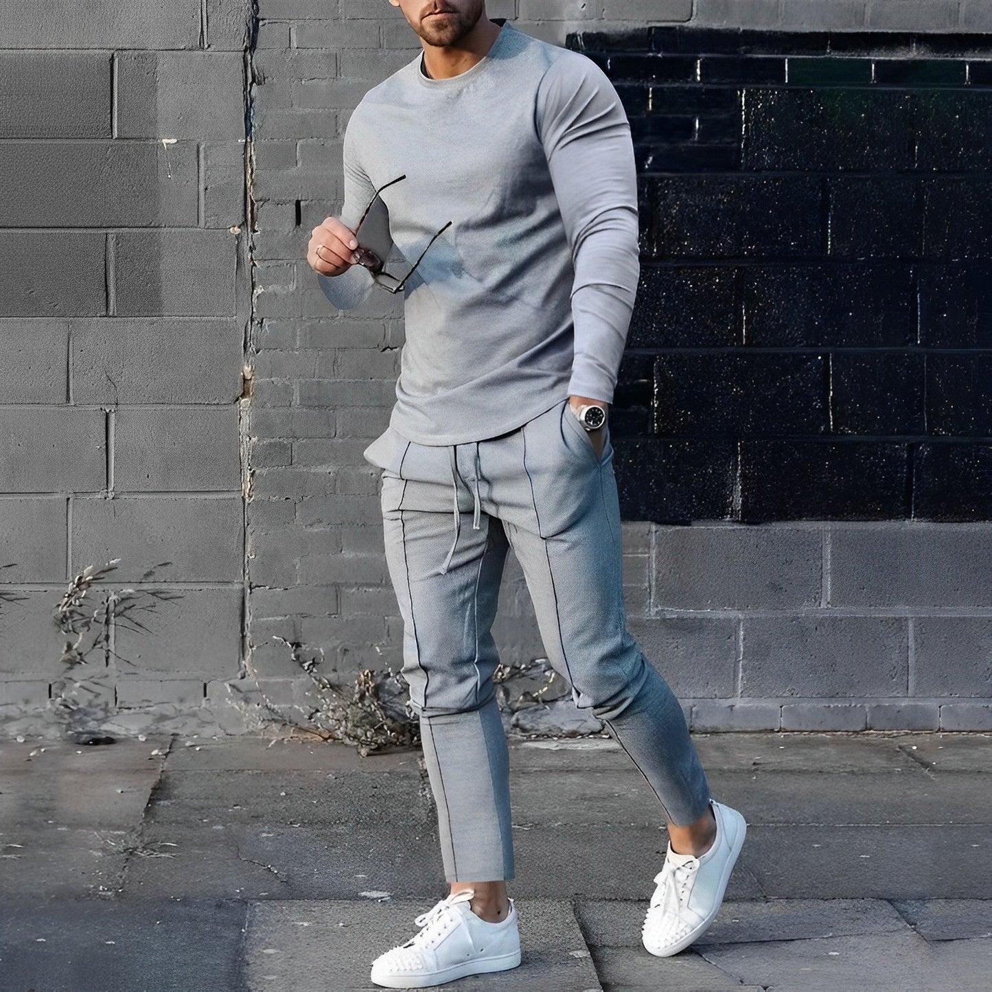 Dialot - Trendy 2-Delige Heren Set | Sweater en Jogger