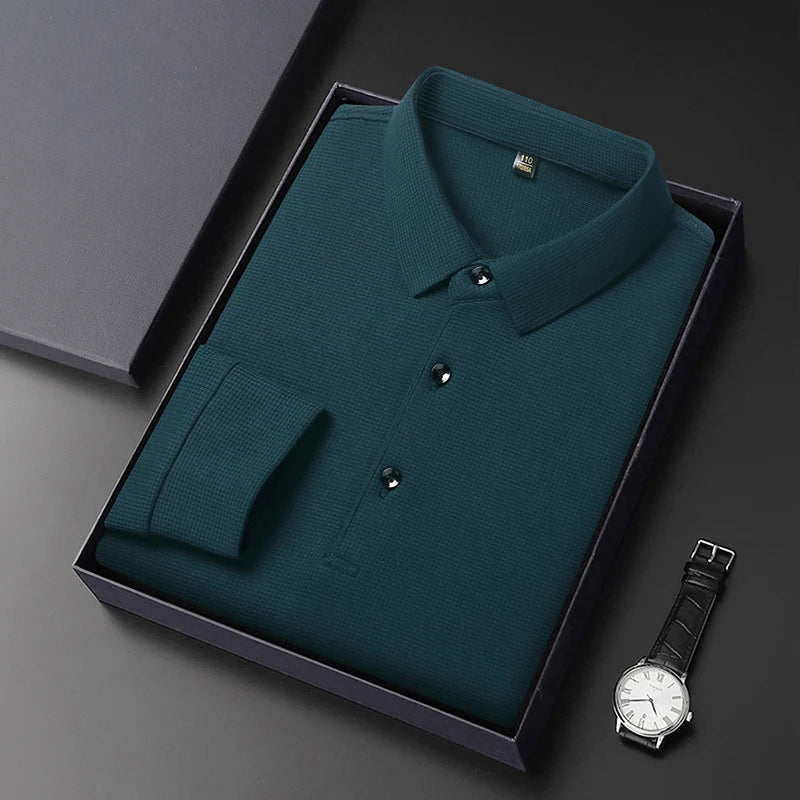 David | Luxe Lange Mouwen Polo
