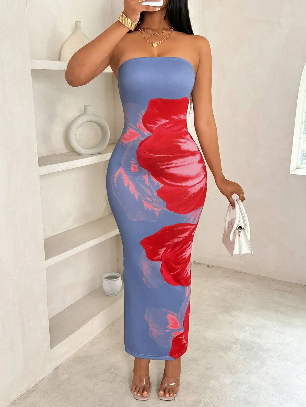 Fleur™ – Kleid mit Blumendruck