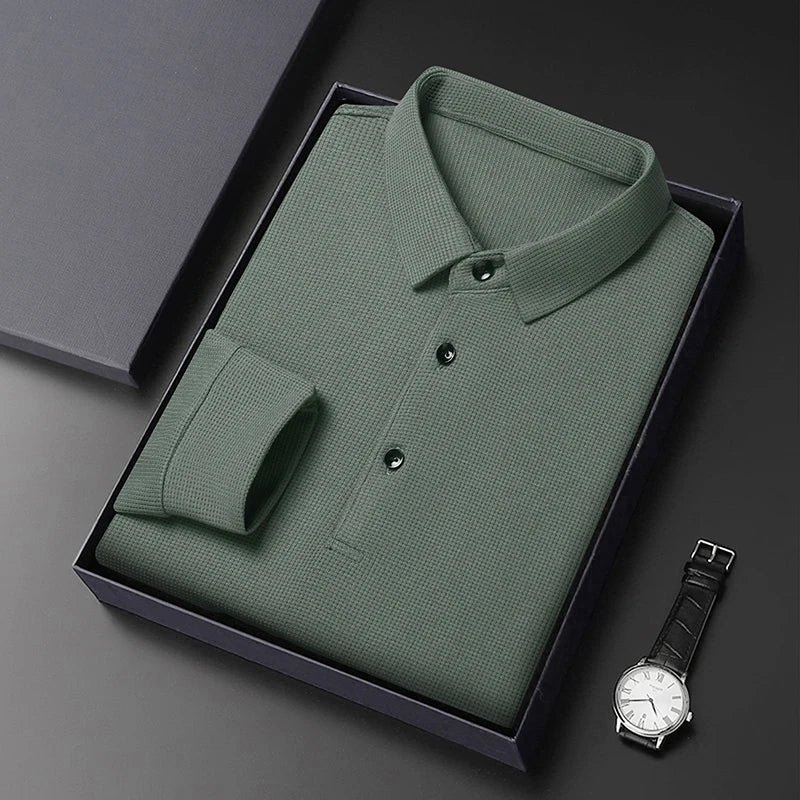 David | Luxe Lange Mouwen Polo