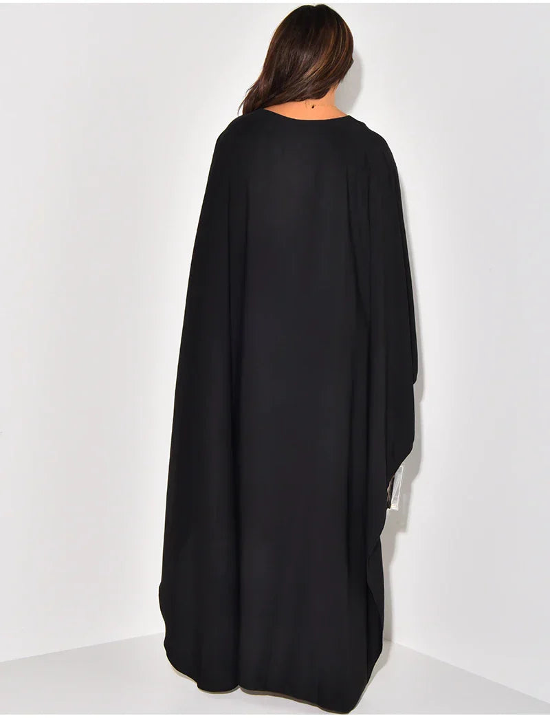 Aisia™ – Satin-Stretch-Abaya