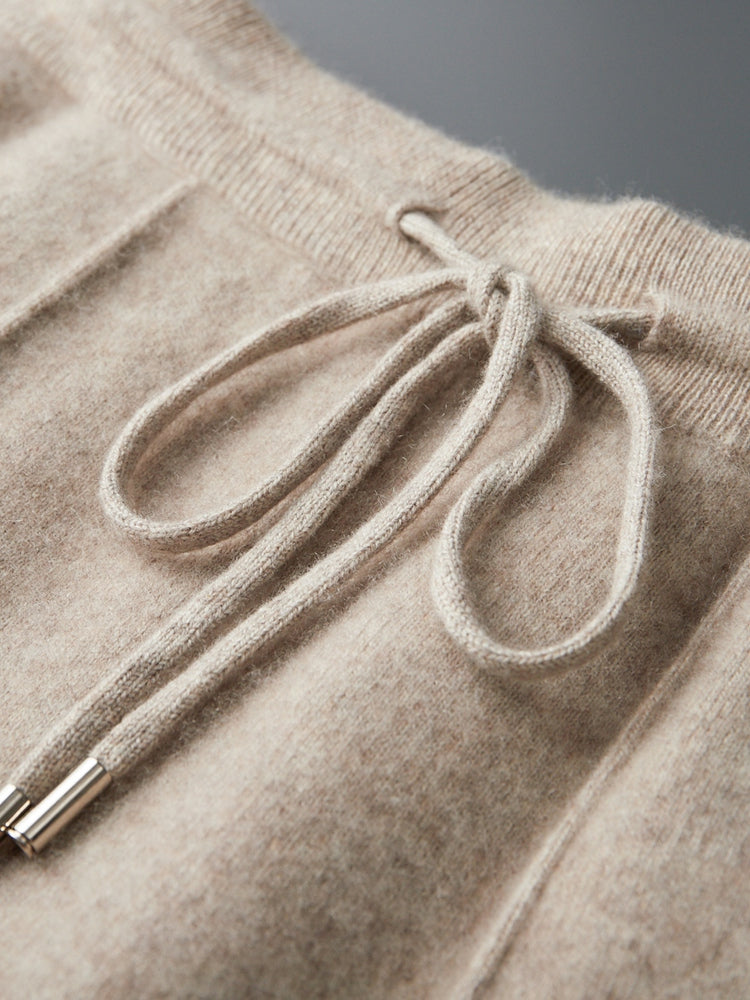 Mauro | Loungewear-Set aus Wolle | Weicher Strickcardigan &amp; Jogginghose mit Thermoregulierung