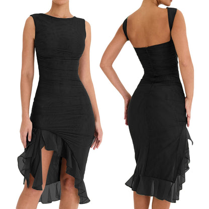 Dezalina™ - Sleeveless Ruffle Lace Summer Dress