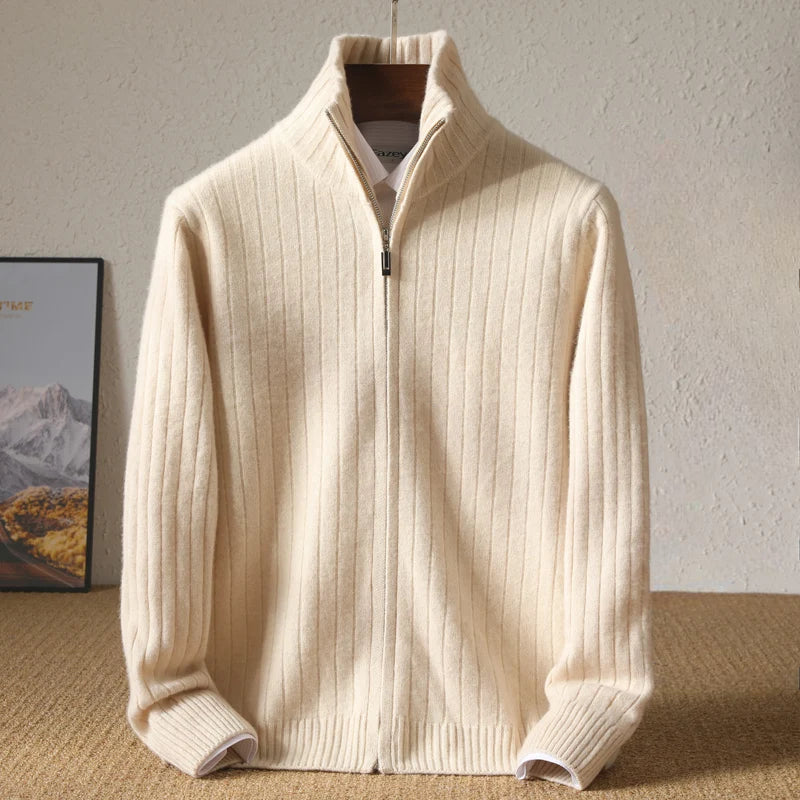 Luxuriöser Herren-Kaschmirpullover – Weicher Kaschmir- und Merinowollpullover
