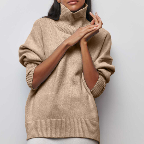 Toria™ | Knitted turtleneck sweater