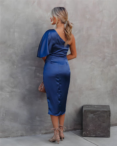 Alicia™ | Elegant silk party dress 