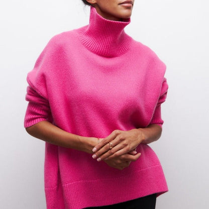 Toria™ | Knitted turtleneck sweater