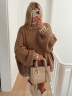 Pull Lolita - Oversized turtleneck sweater 