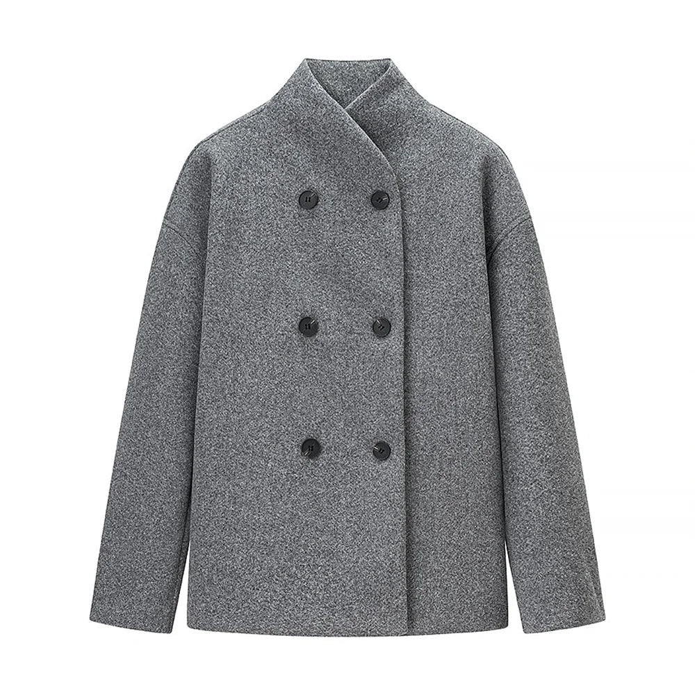 Lorayne Jacket | Oversized Double-Breasted Damesjas