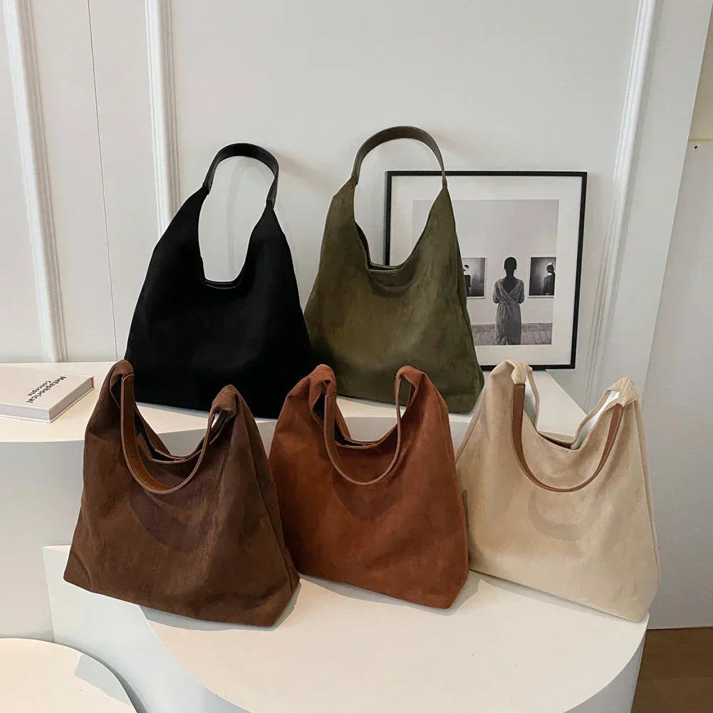 Elena | Suede Tote Bag