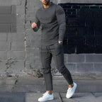 Dialot - Trendiges 2-teiliges Herren-Set | Pullover und Jogger