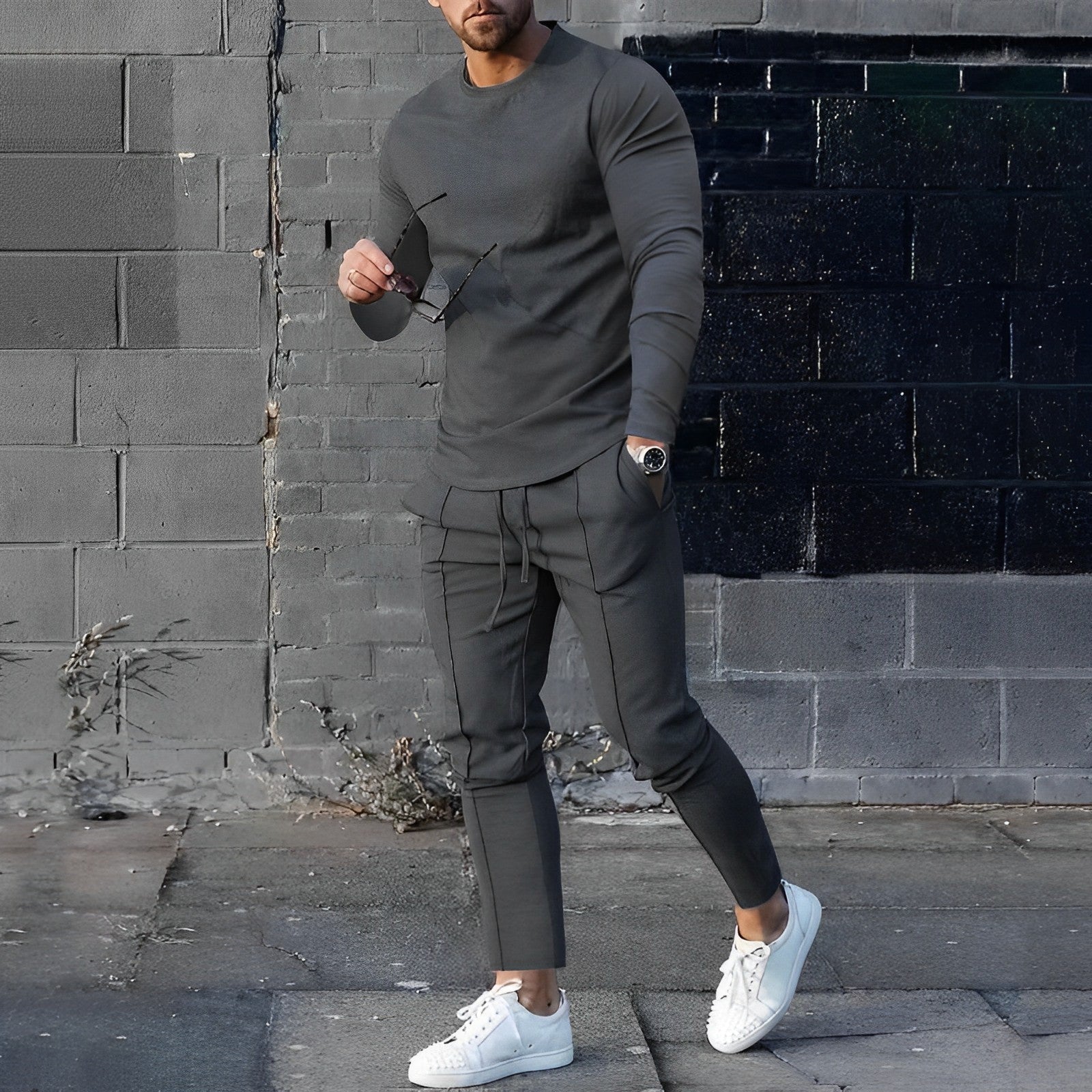 Dialot - Trendy 2-Piece Men's Set | Sweater and Jogger