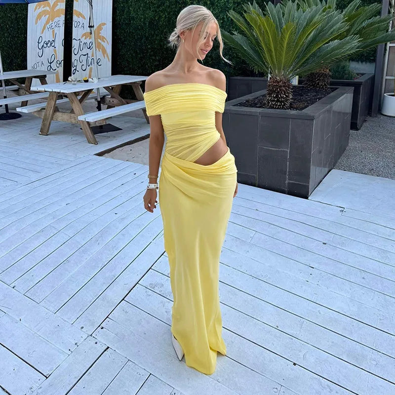 Naomi | Maxi Mesh Dress