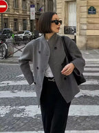 Lorayne Jacke | Oversized, zweireihige Damenjacke