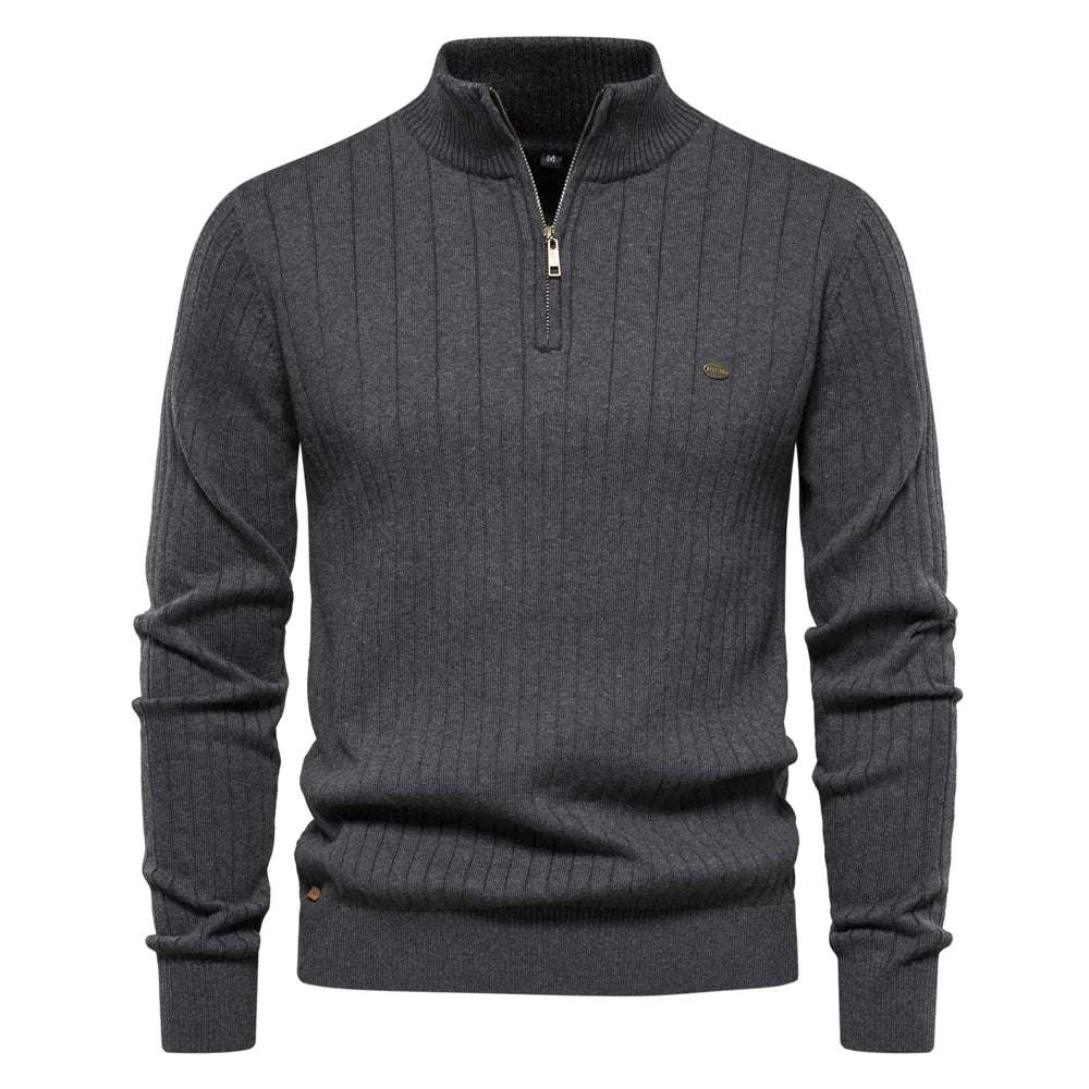 Aiopeson | New Autumn Sweater with Zipper for Men