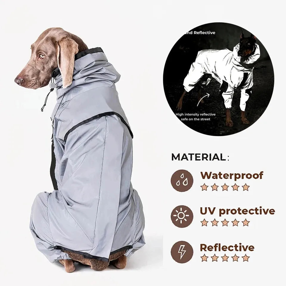 Reflect RainyRover™ | Reflective Raincoat for Dogs 