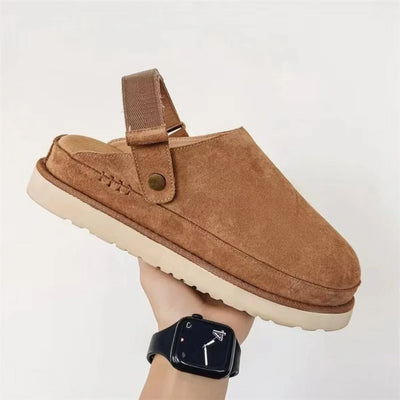 Naloa Clogs | Casual Suède Clogs met Bandje
