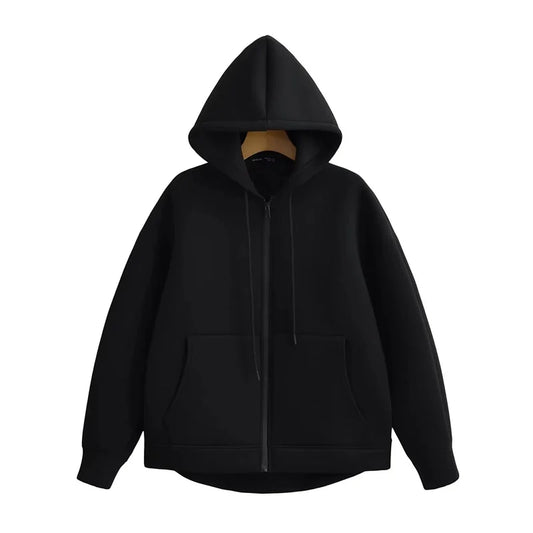 Motta™ | Essential Comfort Zip Up Schwarz