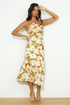 Elegantes Blumenkleid
