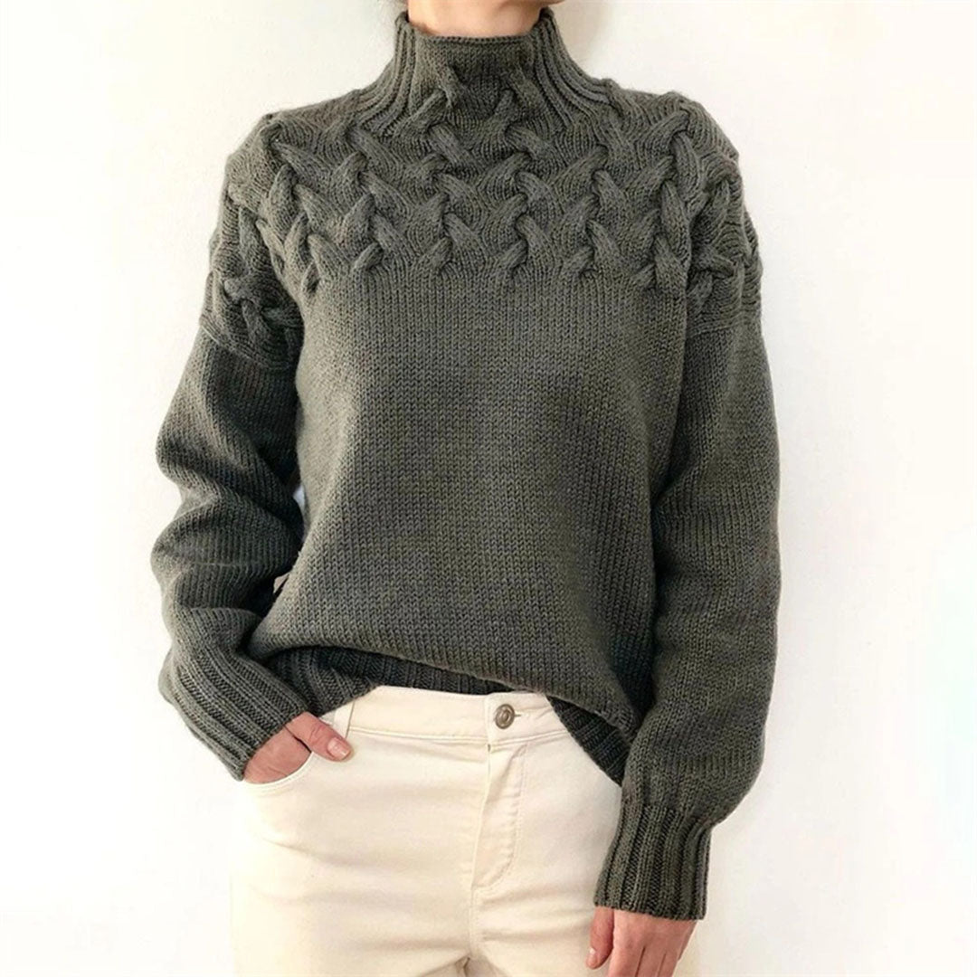 Maria | Übergroßer Rollkragenpullover