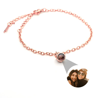 Personalized photo bracelet with your own photo - graceful