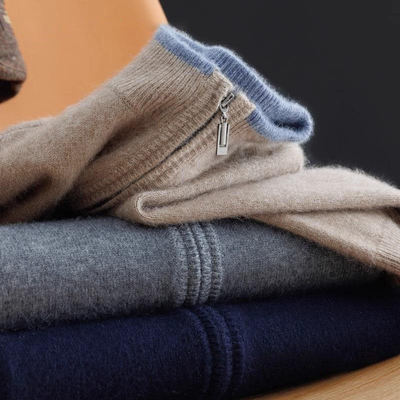 Men's Classic Wool Zip Vest