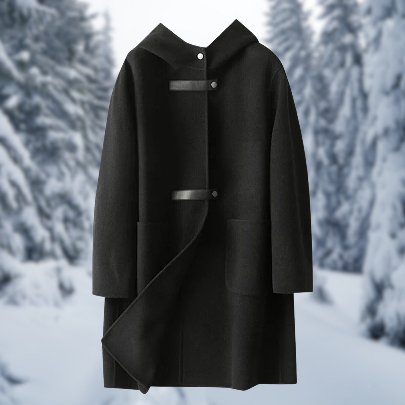 Reina | Cashmere jacket with double hood