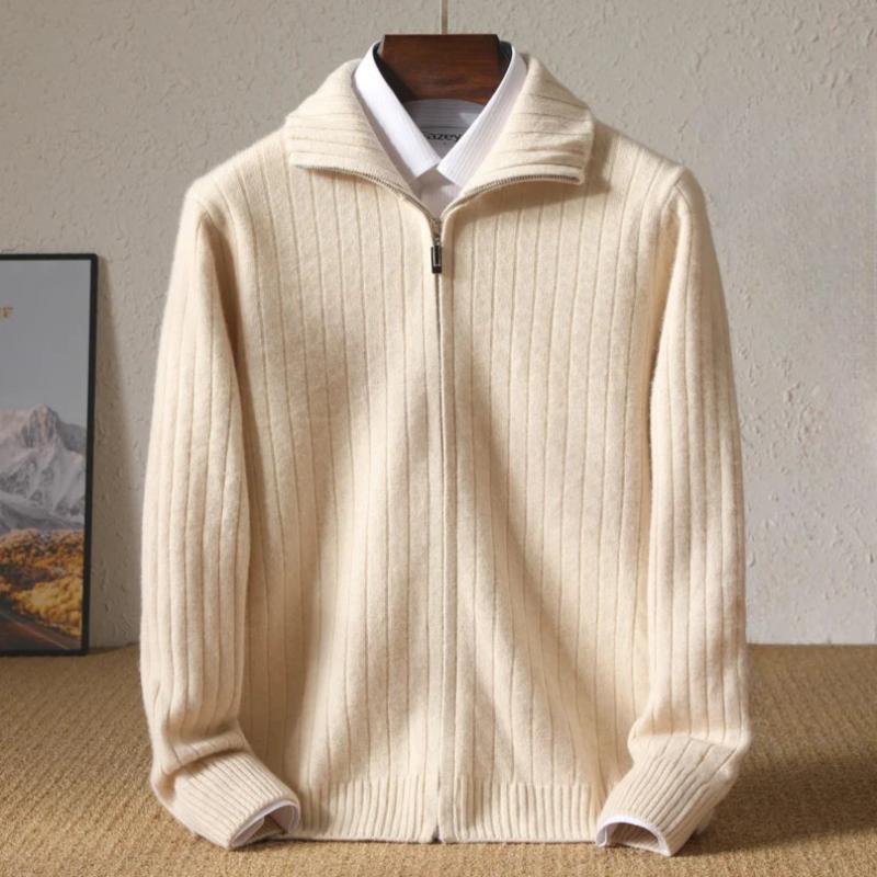 Luxuriöser Herren-Kaschmirpullover – Weicher Kaschmir- und Merinowollpullover