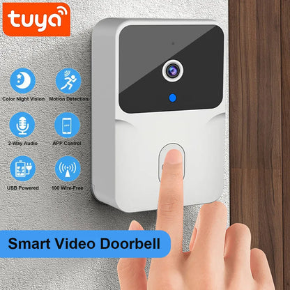 Tuya SecureCam™ | Intelligente Türklingelkamera | Lange Standby-Batterie
