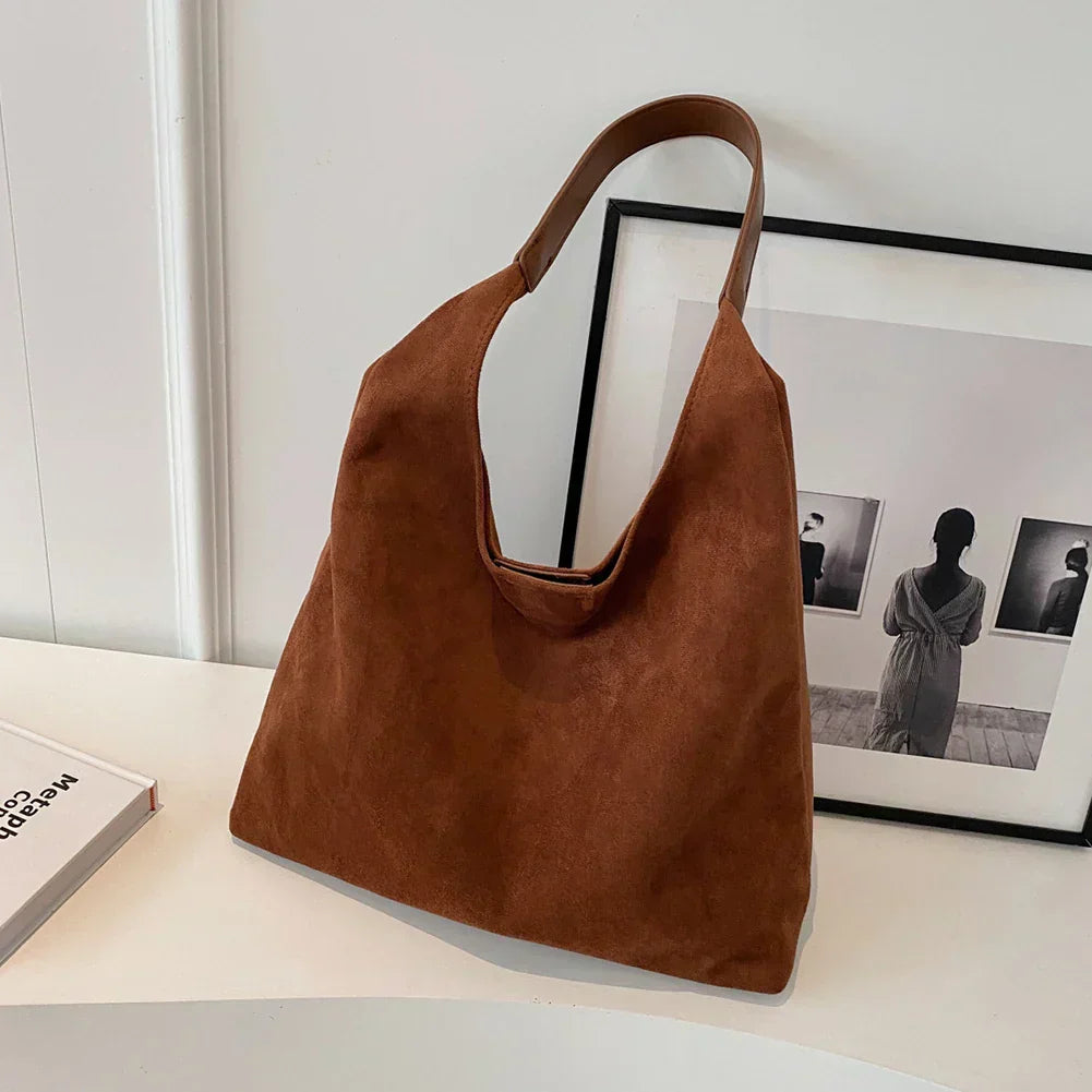 Elena | Suede Tote Bag