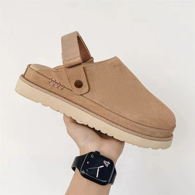 Naloa Clogs | Casual Suède Clogs met Bandje