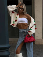 Samantha | Cute Cherry Cardigan