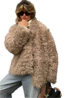 Isabelle – Luxuriöser weicher Damen-Kunstpelzmantel