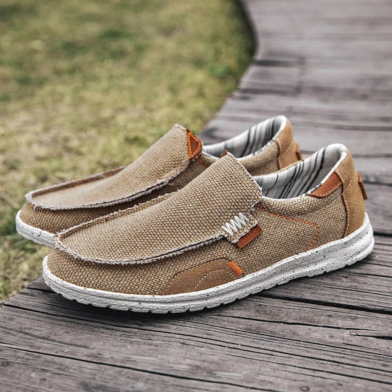 Elegante Canvas-Loafer