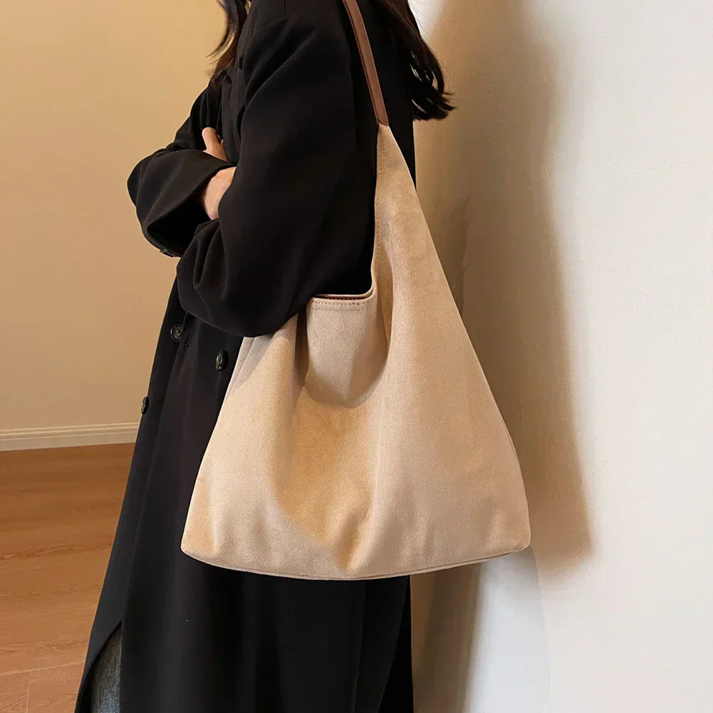 Elena | Suede Tote Bag