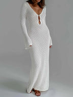 NILA - Transparent Dress White