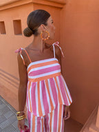 Hanne – Summer Set with Printed Pants