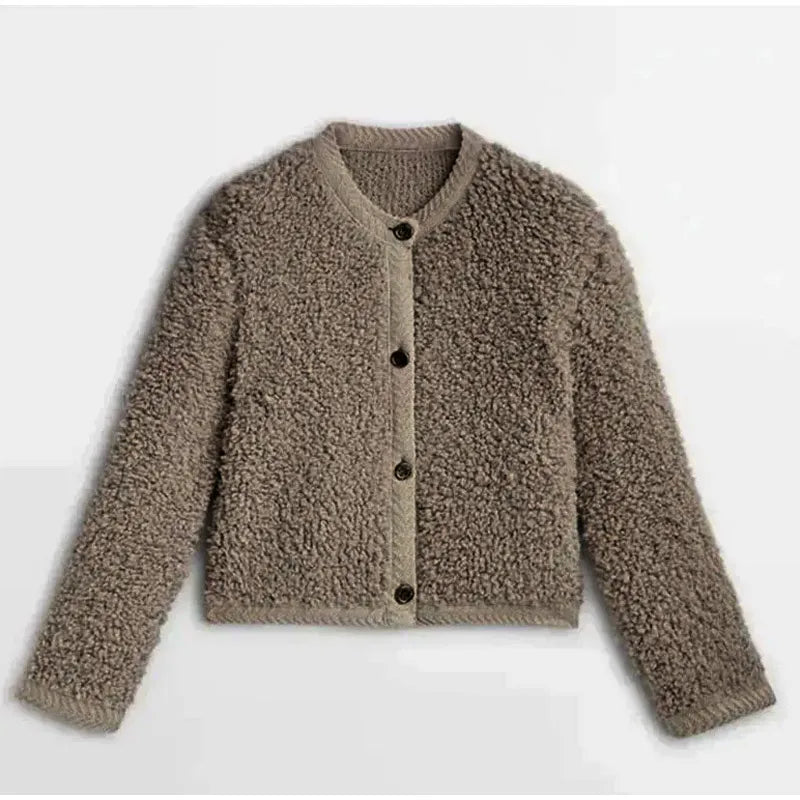 Andrea | Teddy-Cardigan Herbst