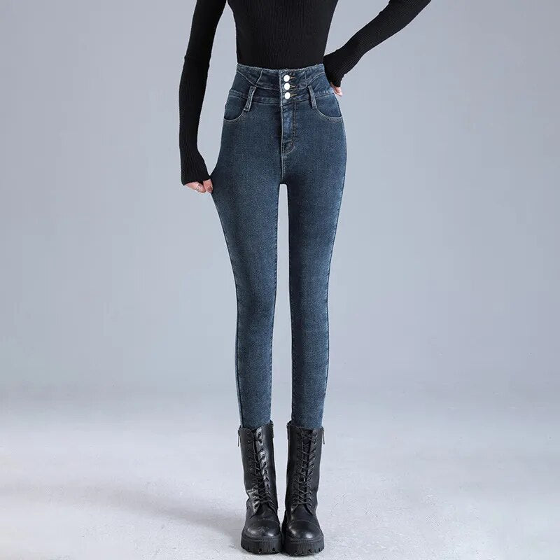 Jill - Fleece Winter Jeans