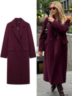 Adele Coat | Elegant Winter Coat with Double Buttons 