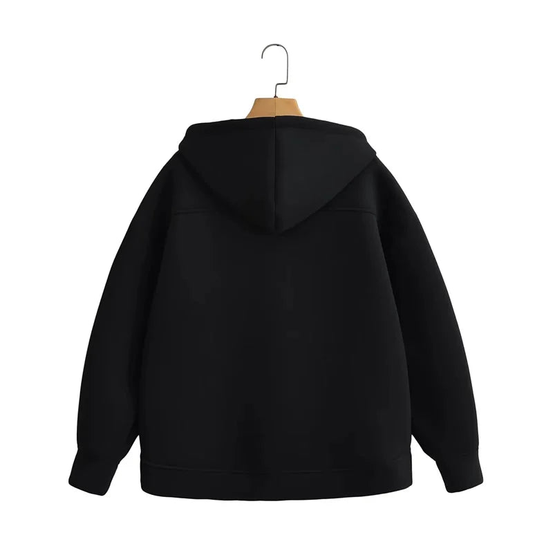 Motta™ | Essential Comfort Zip-Up Black