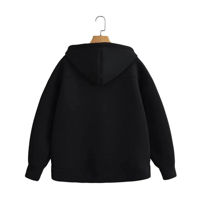 Motta™ | Essential Comfort Zip-Up Black