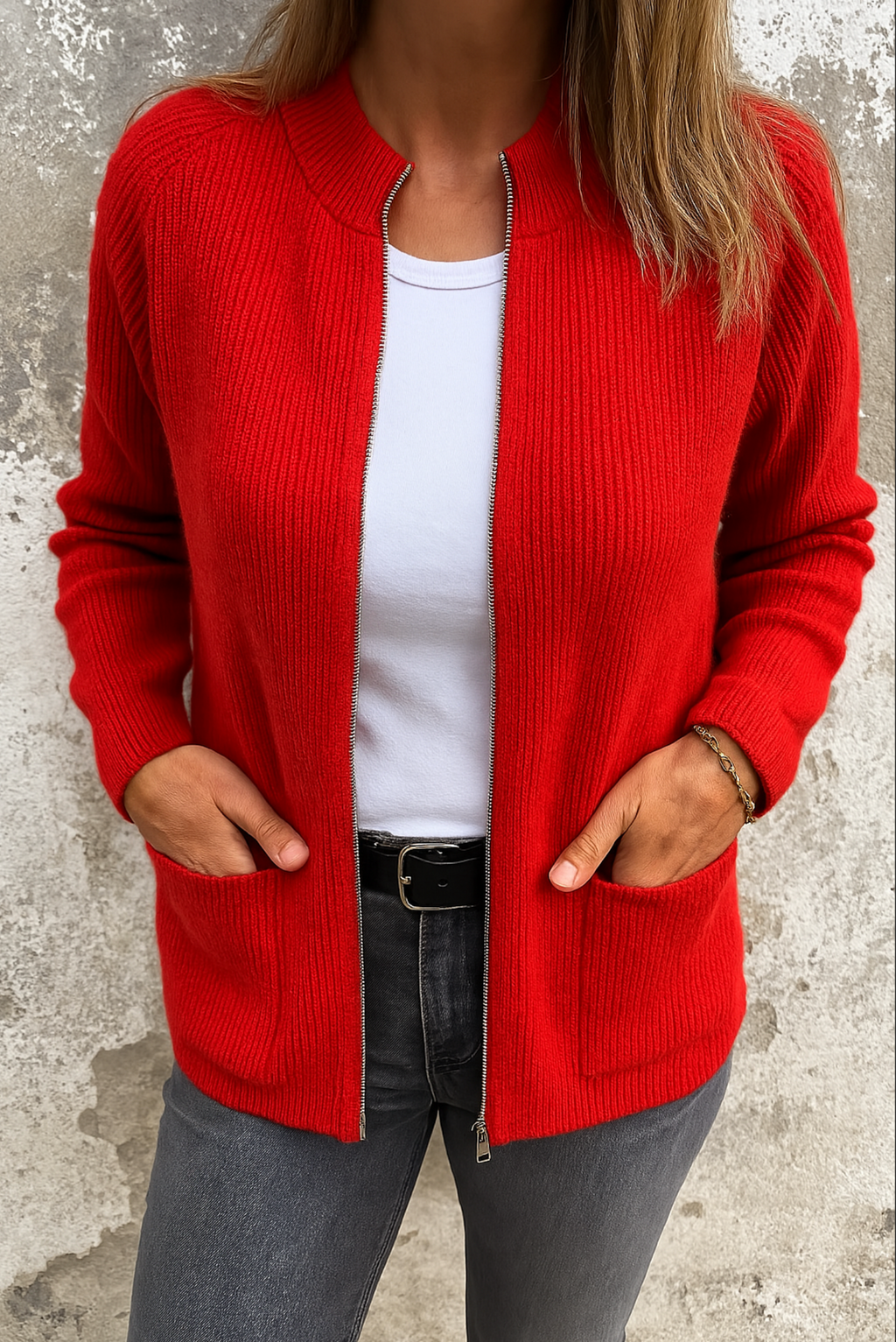 Linda™ | Stilvolle Frühlings-Strickjacke 