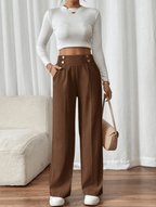 Isa | High Waist Trousers