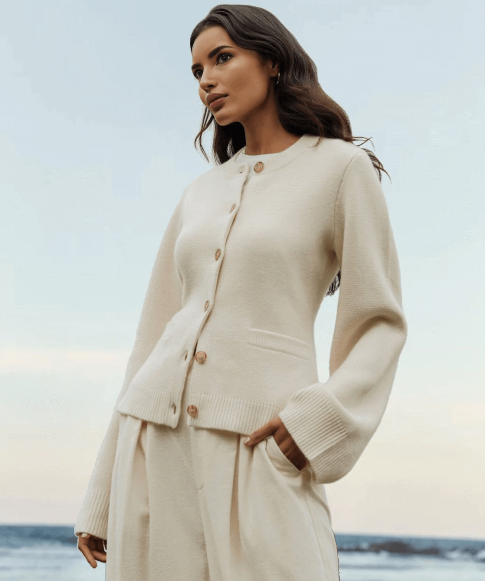Liya™ | Strickjacke mit weiten Ärmeln Herbst